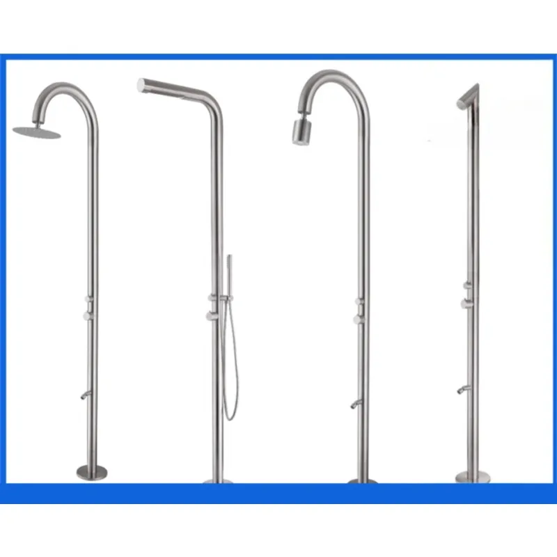 316 Stainless Steel Freestanding Shower Column Set Outdoor Pool Beach Rinse Shower Kit
316 Stainless Steel Freestanding Shower Column Set Outdoor Pool Beach Rinse Shower Kit