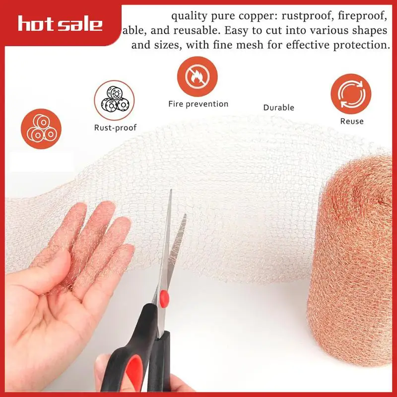A33R-Copper Mesh Rodent Control, For Mice Rat Rodent, Bat & Snail, DIY Blocker Weep Hole Filler & Wool Mouse Trap
A33R-Copper Mesh Rodent Control, For Mice Rat Rodent, Bat & Snail, DIY Blocker Weep Hole Filler & Wool Mouse Trap