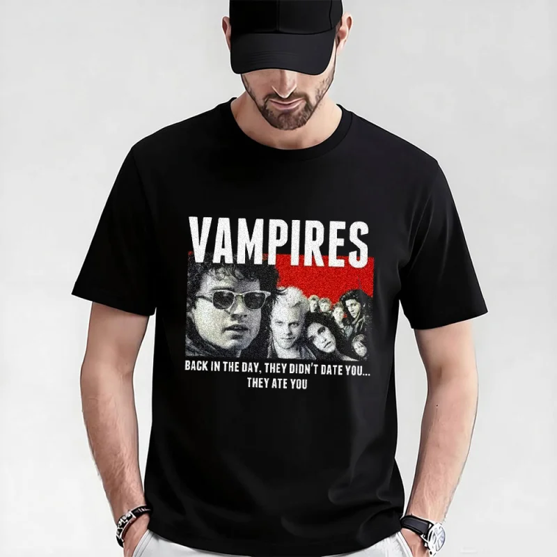 Back in the day Horror Movie The Lost Boys Scary Vampire Gift T-shirts Santa Carla Boys Graphic Clothes All size Tops S-6XL
Back in the day Horror Movie The Lost Boys Scary Vampire Gift T-shirts Santa Carla Boys Graphic Clothes All size Tops S-6XL