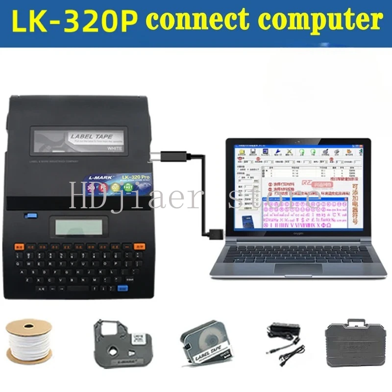 PVC Tube Printer Wire Marking Machine Cable id Printer +Can Connect PC Electronic Lettering Machine LK-320P
PVC Tube Printer Wire Marking Machine Cable id Printer +Can Connect PC Electronic Lettering Machine LK-320P