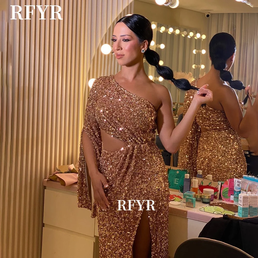 RFYR Glitter Prom Dress One Shoulder Princess Dress Sequined Party Dress for Arabic Women vestidos de fiesta Customized
RFYR Glitter Prom Dress One Shoulder Princess Dress Sequined Party Dress for Arabic Women vestidos de fiesta Customized