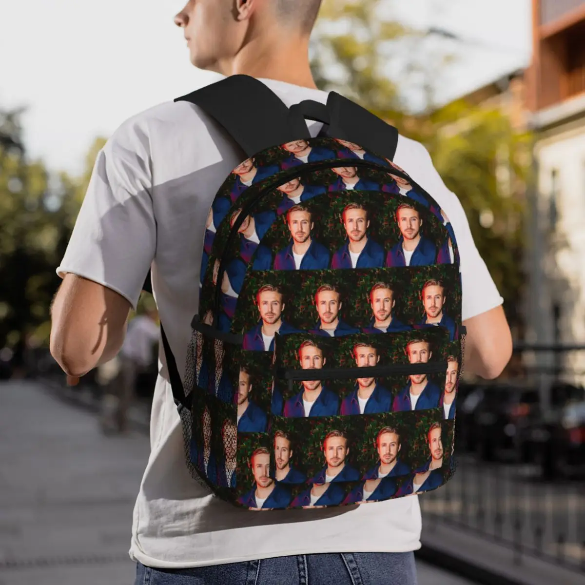 Ryan Gosling Backpack Daypack Large Capacity Children BookBag School Bag Shoulder Bags for Men Women
Ryan Gosling Backpack Daypack Large Capacity Children BookBag School Bag Shoulder Bags for Men Women