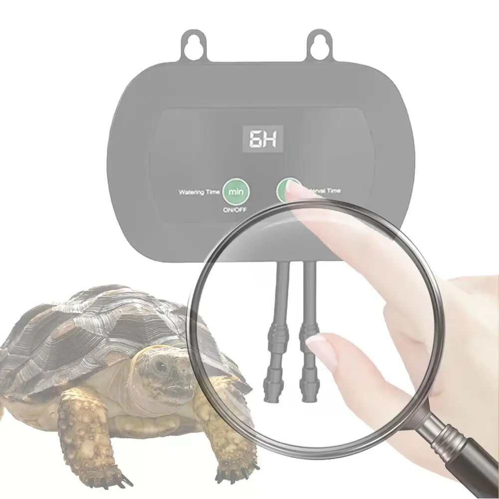 Автоматическая система распыления с таймером и вращением на 360 градусов ° Регулируемые насадки для террариумов с хамелеонами, змеями, лягушками, черепахами и ящерицами
Автоматическая система распыления с таймером и вращением на 360 градусов ° Регулируемые насадки для террариумов с хамелеонами, змеями, лягушками, черепахами и ящерицами