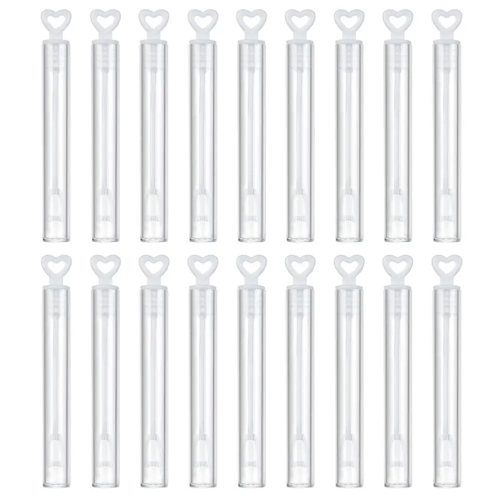 50pcs Empty Bubble Water Bottles Heart Test Tube DIY Soap Solution Blowing Bubbles Kids Party Wedding Decor Outdoor Toys Safe
50pcs Empty Bubble Water Bottles Heart Test Tube DIY Soap Solution Blowing Bubbles Kids Party Wedding Decor Outdoor Toys Safe