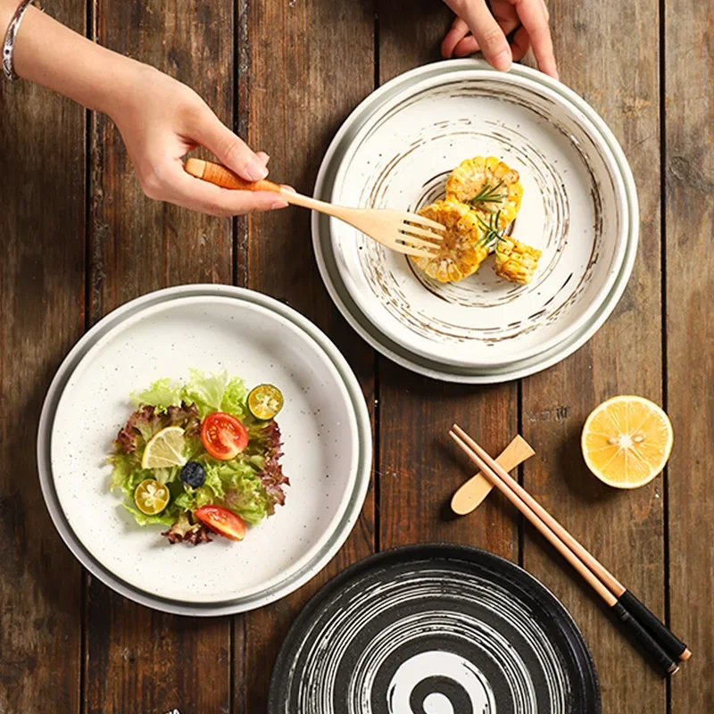 Japanese Ceramic Disc Creative Western Dinner Plate Pizza Plate Pasta Flat Plate Nordic Home Restaurant Tableware
Japanese Ceramic Disc Creative Western Dinner Plate Pizza Plate Pasta Flat Plate Nordic Home Restaurant Tableware