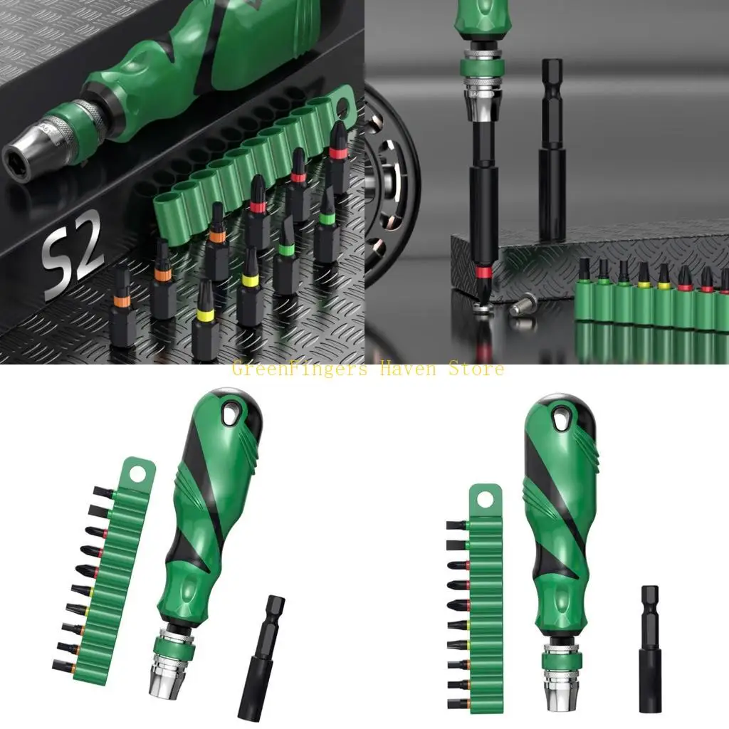 F68D Replaceable Head 10 In 1 Quick Release Screwdriver Multifunction Straight Shank Bit Set Screwdriver Bit
F68D Replaceable Head 10 In 1 Quick Release Screwdriver Multifunction Straight Shank Bit Set Screwdriver Bit