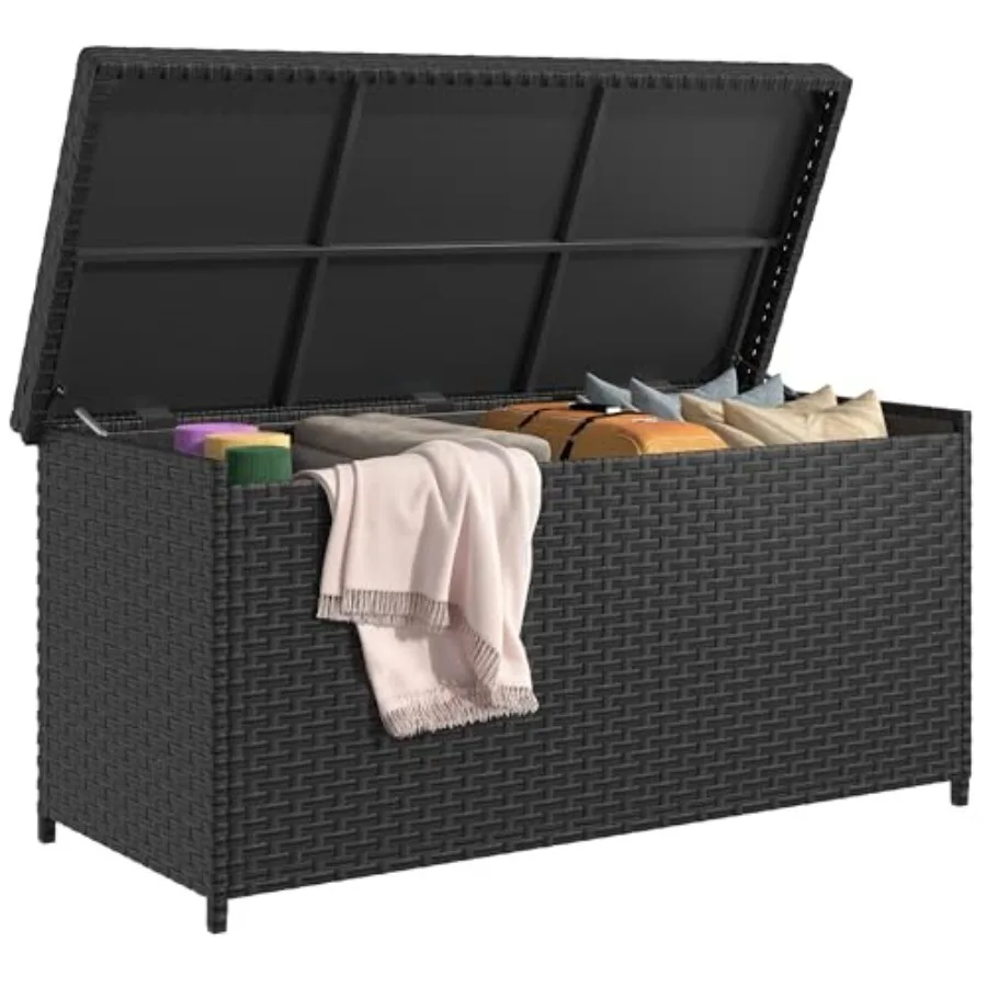 260 Gallon Wier De Box, XXL All-Weaer Outdoor Storage Box, Extra Large an Storage Bin for Patio Furnie, Outdoor Chions, Pool St
260 Gallon Wier De Box, XXL All-Weaer Outdoor Storage Box, Extra Large an Storage Bin for Patio Furnie, Outdoor Chions, Pool St