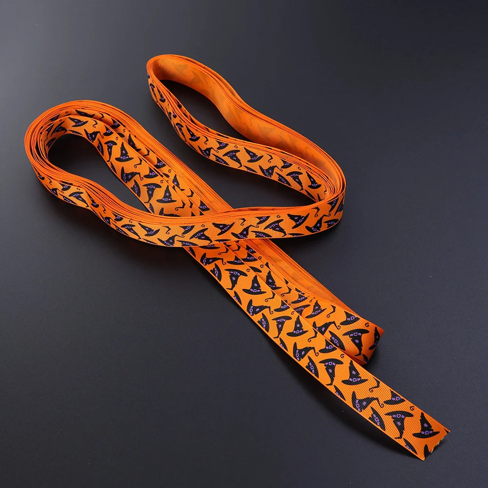 Halloween Ribbon Orange Hat Pattern Durable Grosgrain Ribbon for Hair Bows Decorations DIY Crafts Festival Party
Halloween Ribbon Orange Hat Pattern Durable Grosgrain Ribbon for Hair Bows Decorations DIY Crafts Festival Party