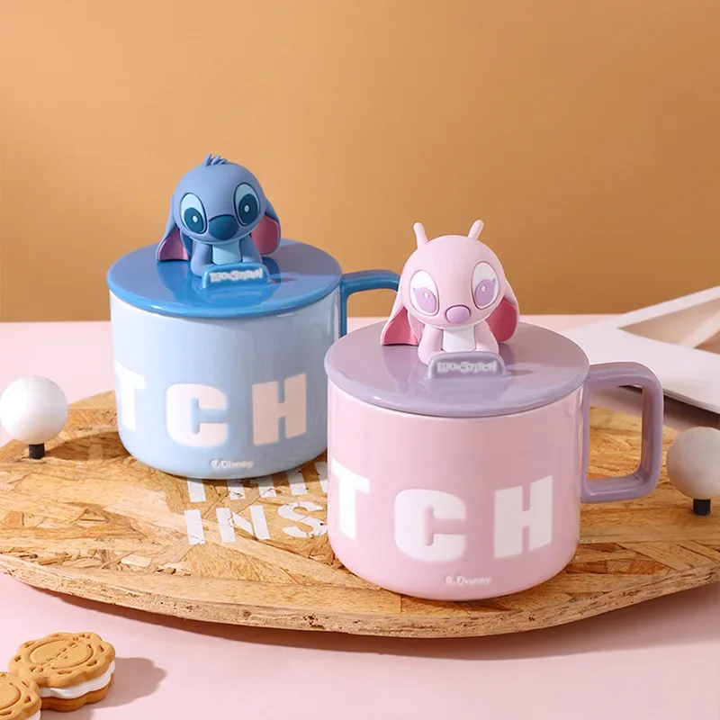 Disney Stitch Water Cup Cartoon Cute Angel Three-dimensional Doll Ceramic Water Cup with Lid Stitch 450ml Gift Box Kids Gift
Disney Stitch Water Cup Cartoon Cute Angel Three-dimensional Doll Ceramic Water Cup with Lid Stitch 450ml Gift Box Kids Gift