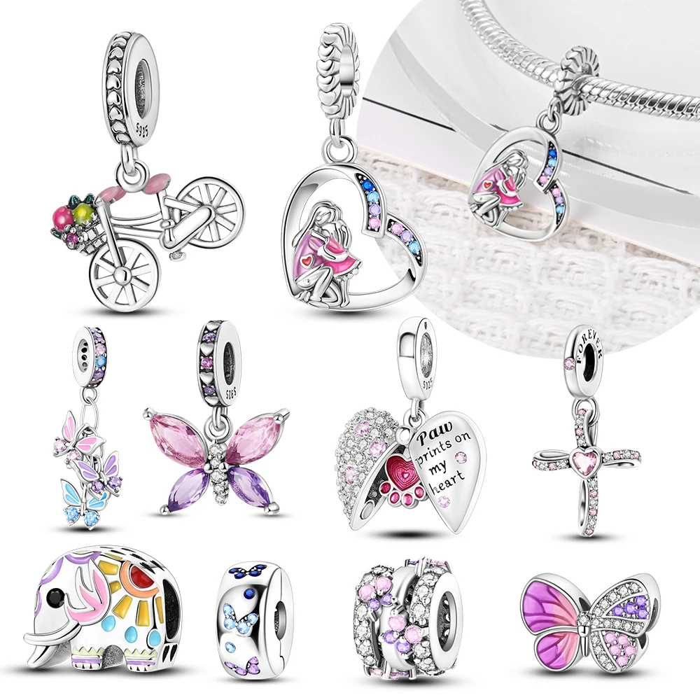 Butterfly Animal Pattern Beads Original 925 Sterling Silver Bead Fit Bracelets Bag Keychain Charm Diy Women Gift Accessory Cute
Butterfly Animal Pattern Beads Original 925 Sterling Silver Bead Fit Bracelets Bag Keychain Charm Diy Women Gift Accessory Cute