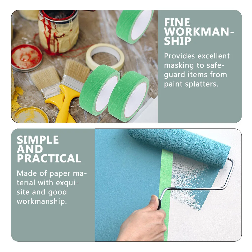 4 Rolls Art Paint Tape for Crafts and Decorating - Strong Adhesive Hand-Tearable Masking Tape for Wall Spraying Drawing and Home
4 Rolls Art Paint Tape for Crafts and Decorating - Strong Adhesive Hand-Tearable Masking Tape for Wall Spraying Drawing and Home