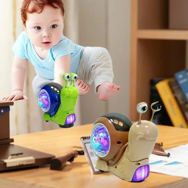 Early Education Snail Baby Toy: 1pcs Tummy Time, Dancing, Walking; Interactive Fun with Musical Light, Perfect Kids Gift
Early Education Snail Baby Toy: 1pcs Tummy Time, Dancing, Walking; Interactive Fun with Musical Light, Perfect Kids Gift