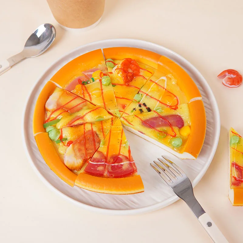 Fake Pizza PU Shrimp Bacon Sausage Pizza Refrigerator Stickers Artificial Food Simulation Western Food Ornaments Toys Home Decor
Fake Pizza PU Shrimp Bacon Sausage Pizza Refrigerator Stickers Artificial Food Simulation Western Food Ornaments Toys Home Decor
