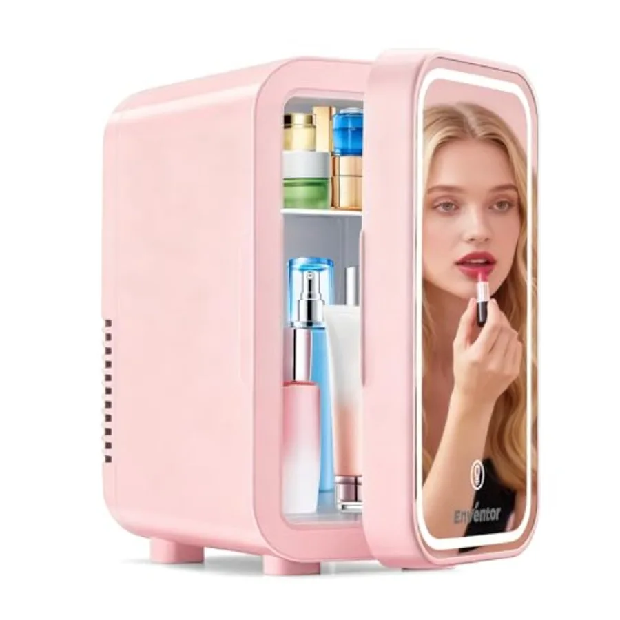 Mini Skincare Fridge for Bedroom 6L Compact Portable Cooler with Dimmable LED Mirror Ideal for Makeup Cosmetics Fits 8 Cans Lig
Mini Skincare Fridge for Bedroom 6L Compact Portable Cooler with Dimmable LED Mirror Ideal for Makeup Cosmetics Fits 8 Cans Lig