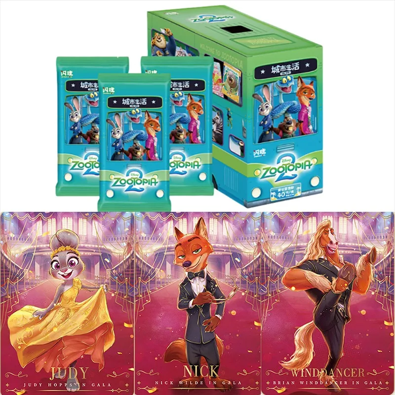 Оригинальные коллекционные карточки Shanhun Disney Zootopia 2 City Life, аниме-сувениры, подарочные игрушки
Оригинальные коллекционные карточки Shanhun Disney Zootopia 2 City Life, аниме-сувениры, подарочные игрушки