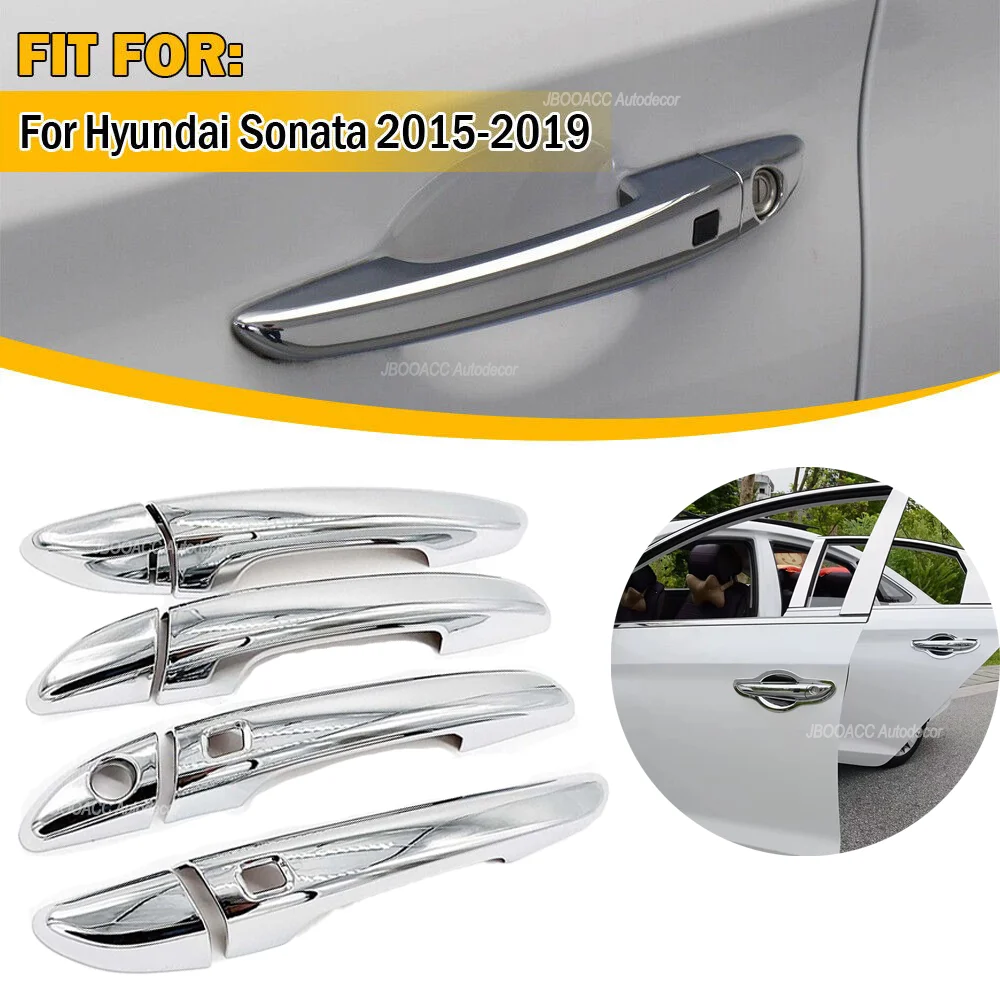 For Hyundai Sonata 2015-2019 Modification Car Sticker Chrome Silver Exterior Door Handle Moulding Cover Trim Decor Accessories
For Hyundai Sonata 2015-2019 Modification Car Sticker Chrome Silver Exterior Door Handle Moulding Cover Trim Decor Accessories