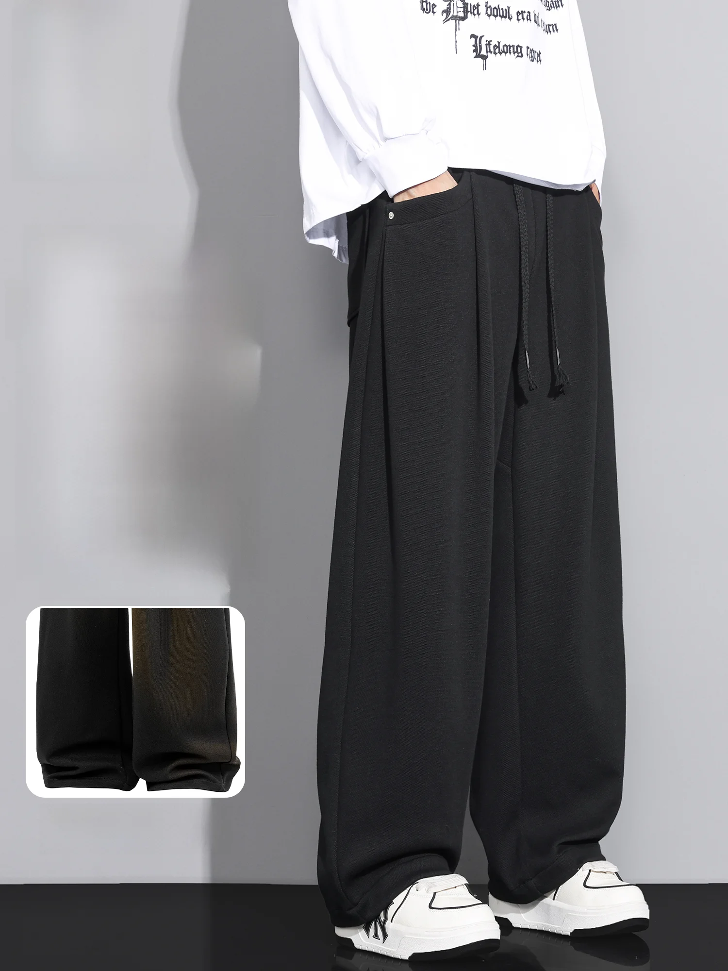 PaulFrank Heavyweight Color Straight Leg Casual Pants Men's Spring Fce Lined Thiened Loose New Long Trousers
PaulFrank Heavyweight Color Straight Leg Casual Pants Men's Spring Fce Lined Thiened Loose New Long Trousers