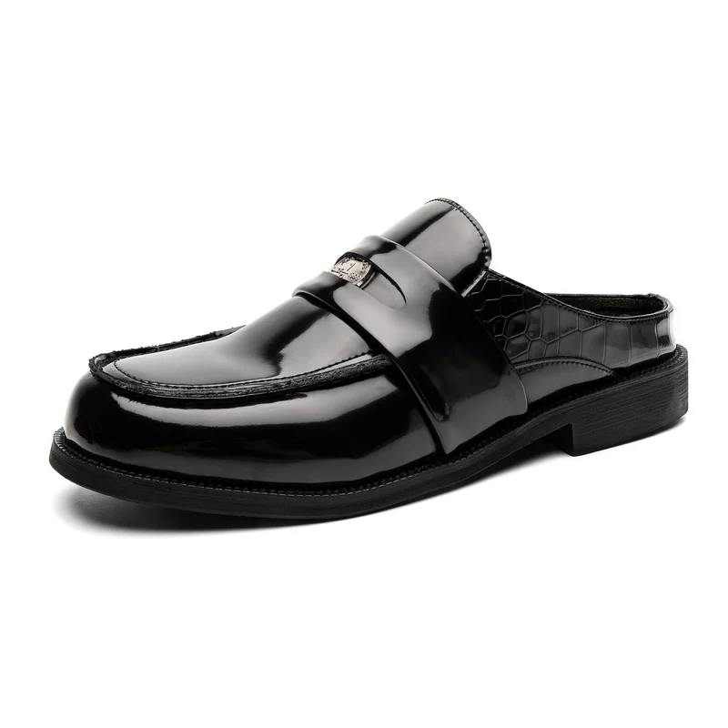 Big Size 46 Slides Sandals Slip-on Mules Half Drag Slippers for Man Patent Leather Flat Sneakers Backless Loafers Casual Shoes
Big Size 46 Slides Sandals Slip-on Mules Half Drag Slippers for Man Patent Leather Flat Sneakers Backless Loafers Casual Shoes