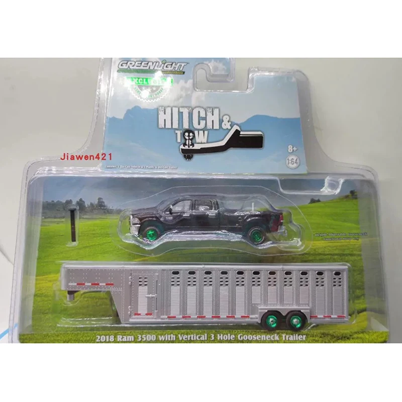 Greenlight 1:64 2018 Ram 3500 с вертикальным 3-отверстием для прицепа на гибкой стойке, модель автомобиля из сплава, классический сувенир для взрослых, подарок, статический дисплей
Greenlight 1:64 2018 Ram 3500 с вертикальным 3-отверстием для прицепа на гибкой стойке, модель автомобиля из сплава, классический сувенир для взрослых, подарок, статический дисплей