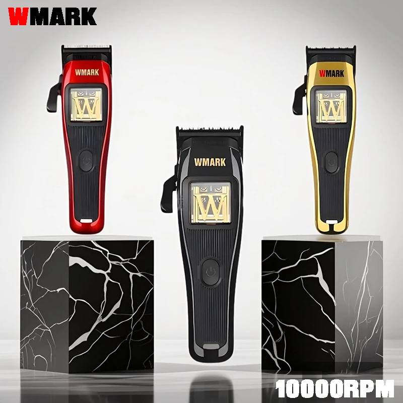 10000 об/мин WMARK NG-X1 Профессиональная машинка для стрижки волос с магнитной левитацией (векторным двигателем), DLC, высокоточное выцветшее лезвие
10000 об/мин WMARK NG-X1 Профессиональная машинка для стрижки волос с магнитной левитацией (векторным двигателем), DLC, высокоточное выцветшее лезвие