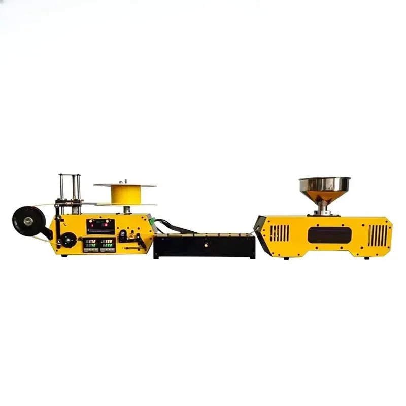 Consumables recycling machine High precision 1.75mm waste plastic extrusion and winding integration
Consumables recycling machine High precision 1.75mm waste plastic extrusion and winding integration