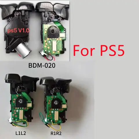 1set BDM-010 BDM 020 Left Right Shoulder Button L1R1 L2R2 Adaptive Haptic Trigger Assembly Controller for PS5 DualsenseV1.0V2.0