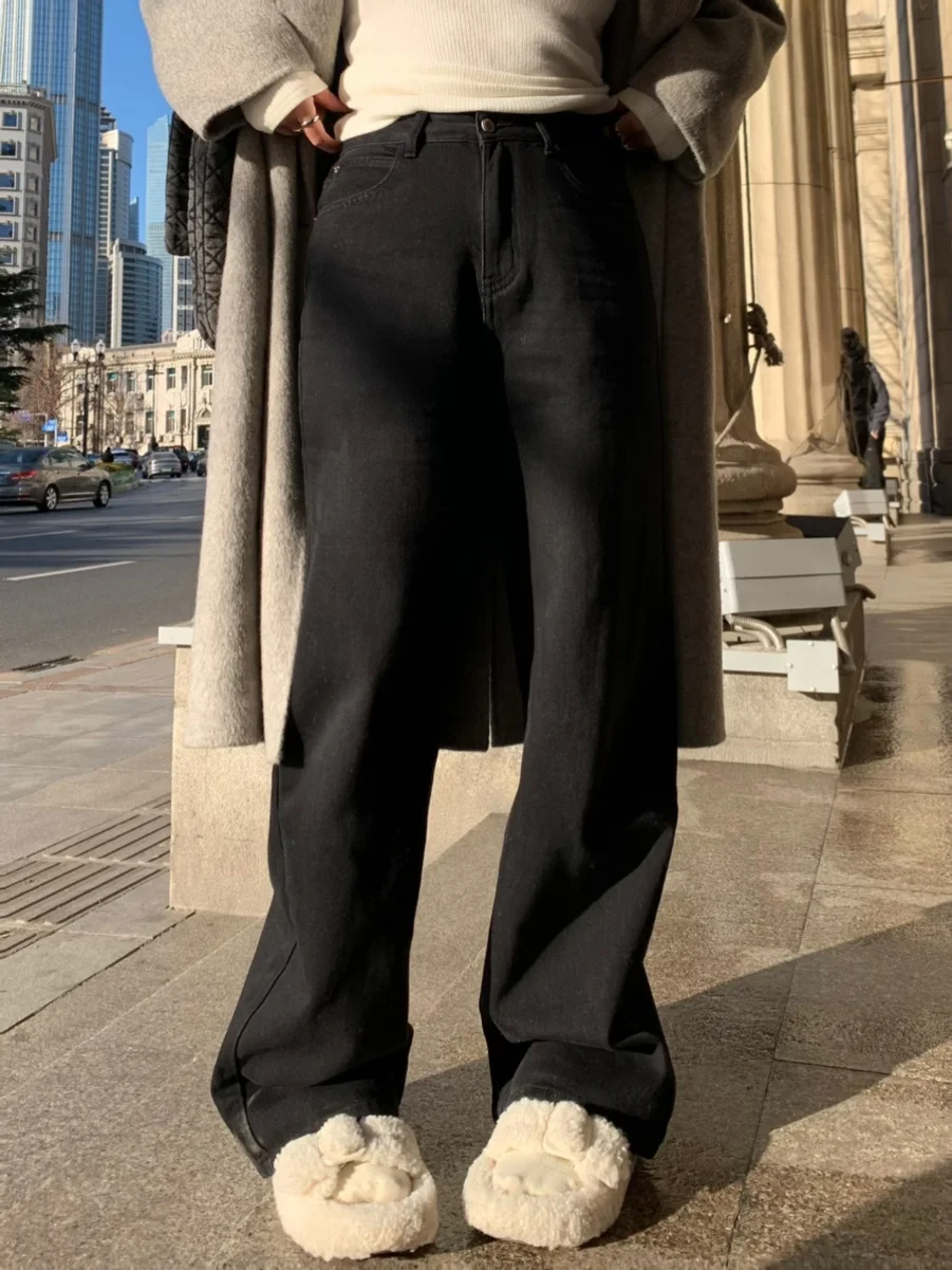 Женские джинсы-леггинсы Herwear с эффектом похудения, выцветшие, модные, зимние 2023, повседневные, с высокой талией, прямые брюки
Женские джинсы-леггинсы Herwear с эффектом похудения, выцветшие, модные, зимние 2023, повседневные, с высокой талией, прямые брюки