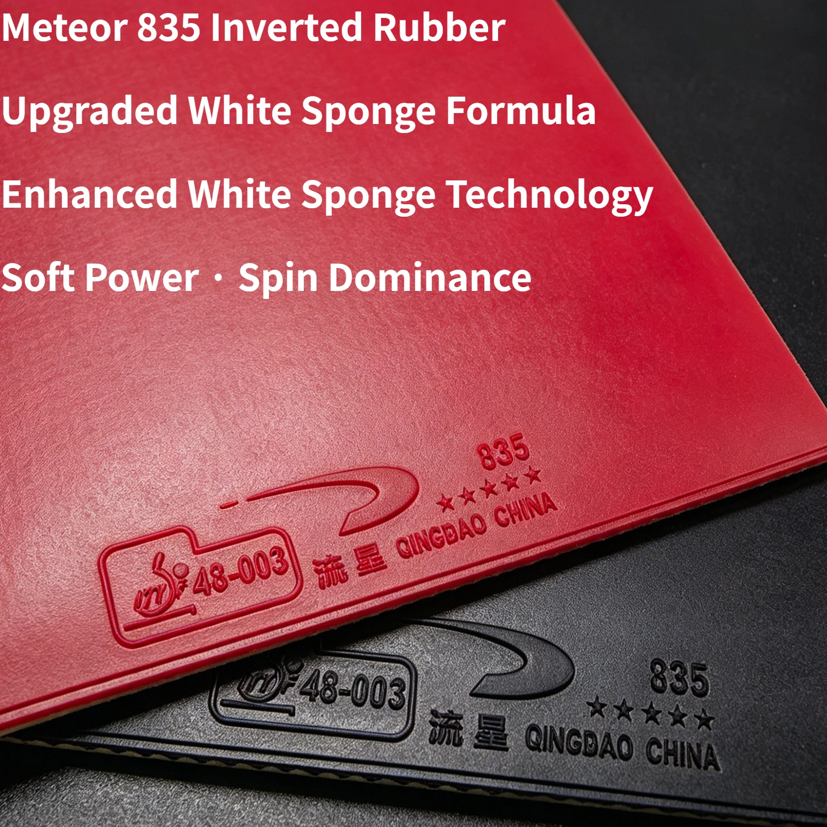 2026 Meteor 835 Table Tennis Rubber Pimples in with 2.1mm white Sponge Ping Pong Rubber Soft Elastic Empowerment&Spin Dominance
2026 Meteor 835 Table Tennis Rubber Pimples in with 2.1mm white Sponge Ping Pong Rubber Soft Elastic Empowerment&Spin Dominance