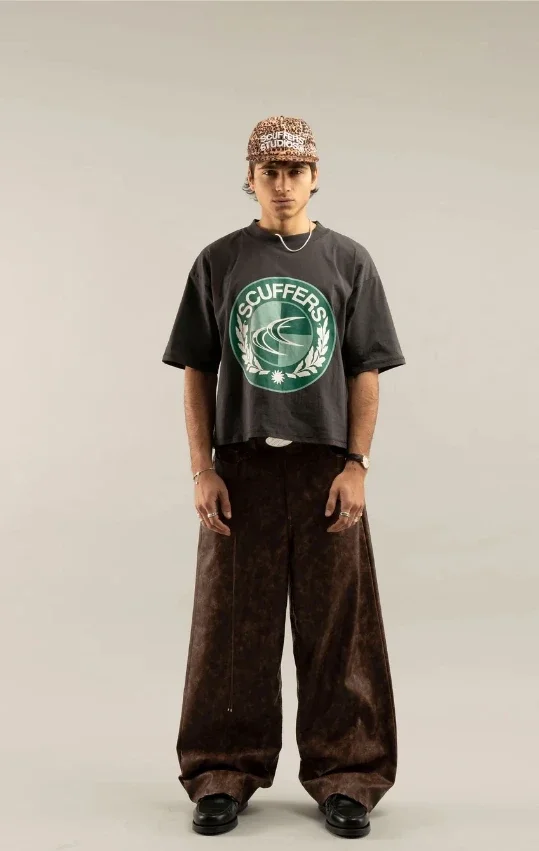 2025 new light luxury Italian trend pure cotton shirt men's goth Y2k top garbage oversized T-shirt Harajuku goth street T-shirt
2025 new light luxury Italian trend pure cotton shirt men's goth Y2k top garbage oversized T-shirt Harajuku goth street T-shirt