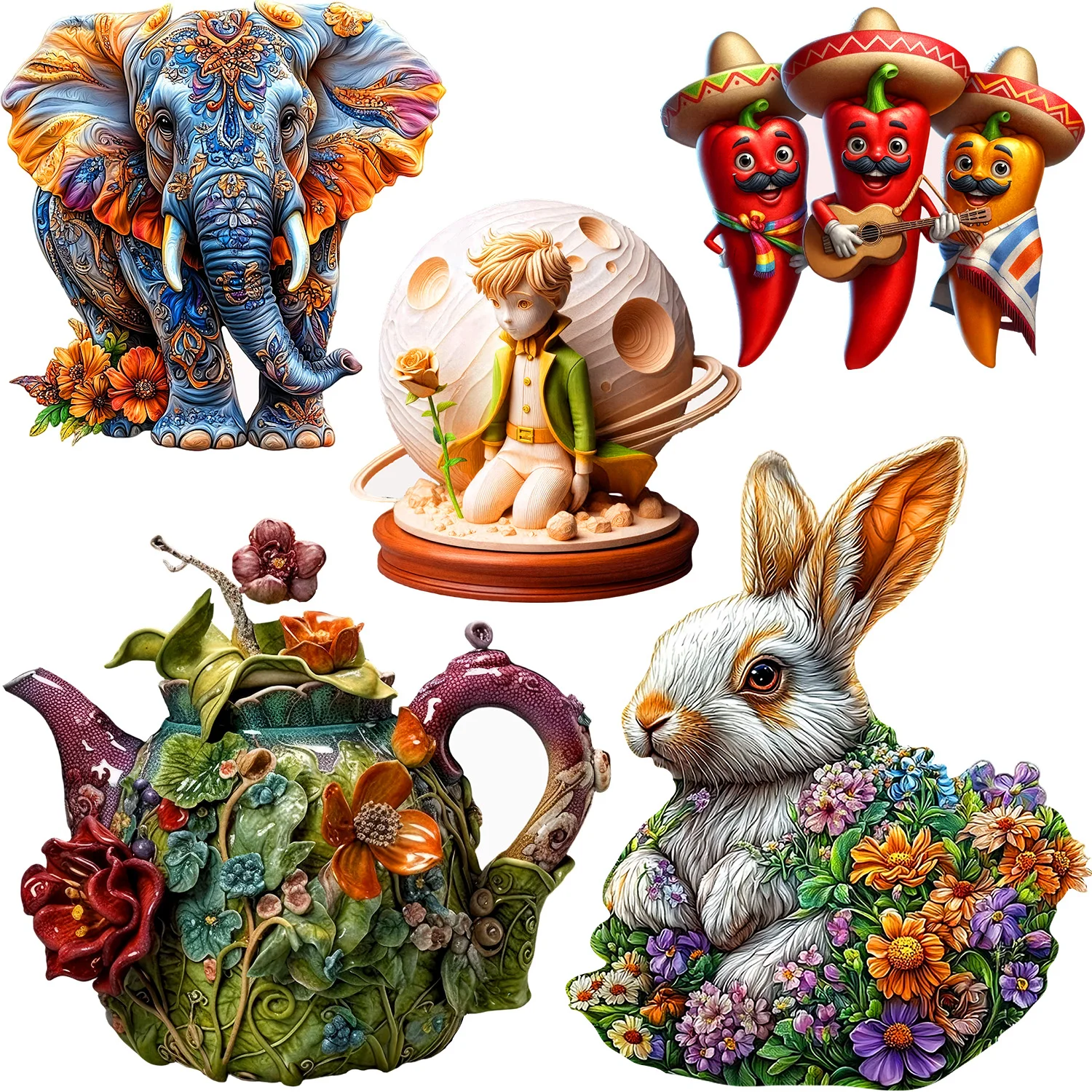 Wooden Puzzle Elephant Rabbit Unique Irregular Shape Wooden Puzzle Family Game Perfect Choice For Birthdays And Holidays
Wooden Puzzle Elephant Rabbit Unique Irregular Shape Wooden Puzzle Family Game Perfect Choice For Birthdays And Holidays