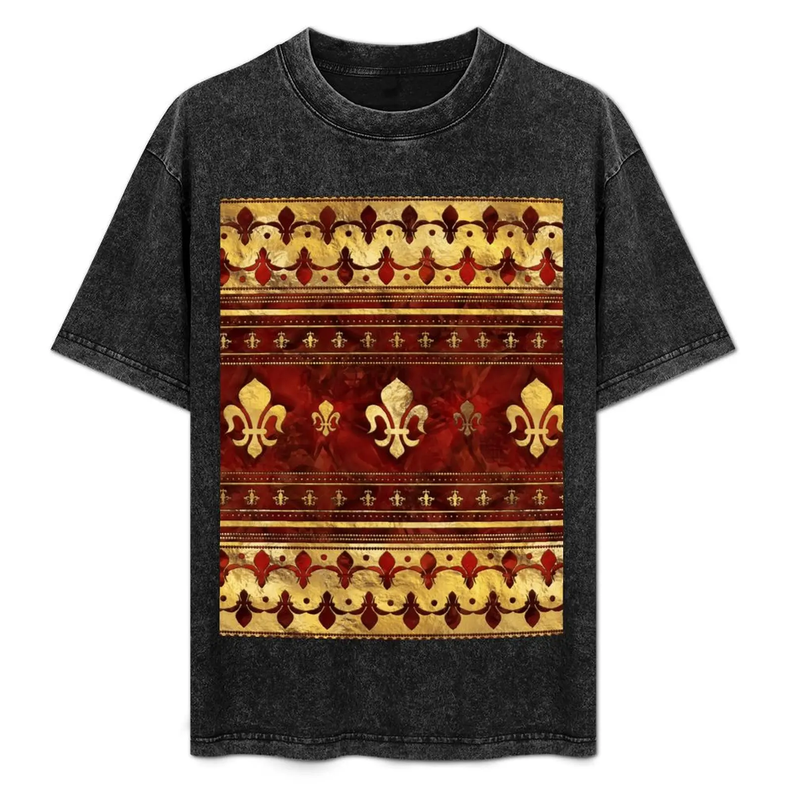 Fleur-de-lis Red Marble and Gold T-Shirt Active Wear Sports T-Shirt for Men
Fleur-de-lis Red Marble and Gold T-Shirt Active Wear Sports T-Shirt for Men