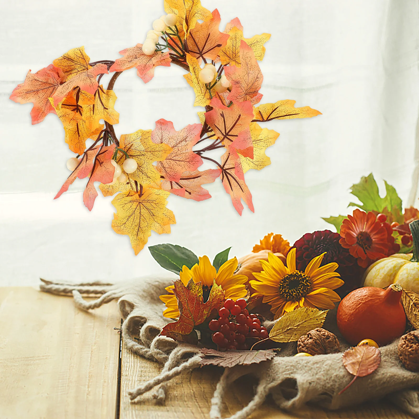 Wreath 25CM Paper Decor Fall Harvest Festival Thanksgiving Day Rustic Wall Decor Front Door C Rings Wreaths
Wreath 25CM Paper Decor Fall Harvest Festival Thanksgiving Day Rustic Wall Decor Front Door C Rings Wreaths