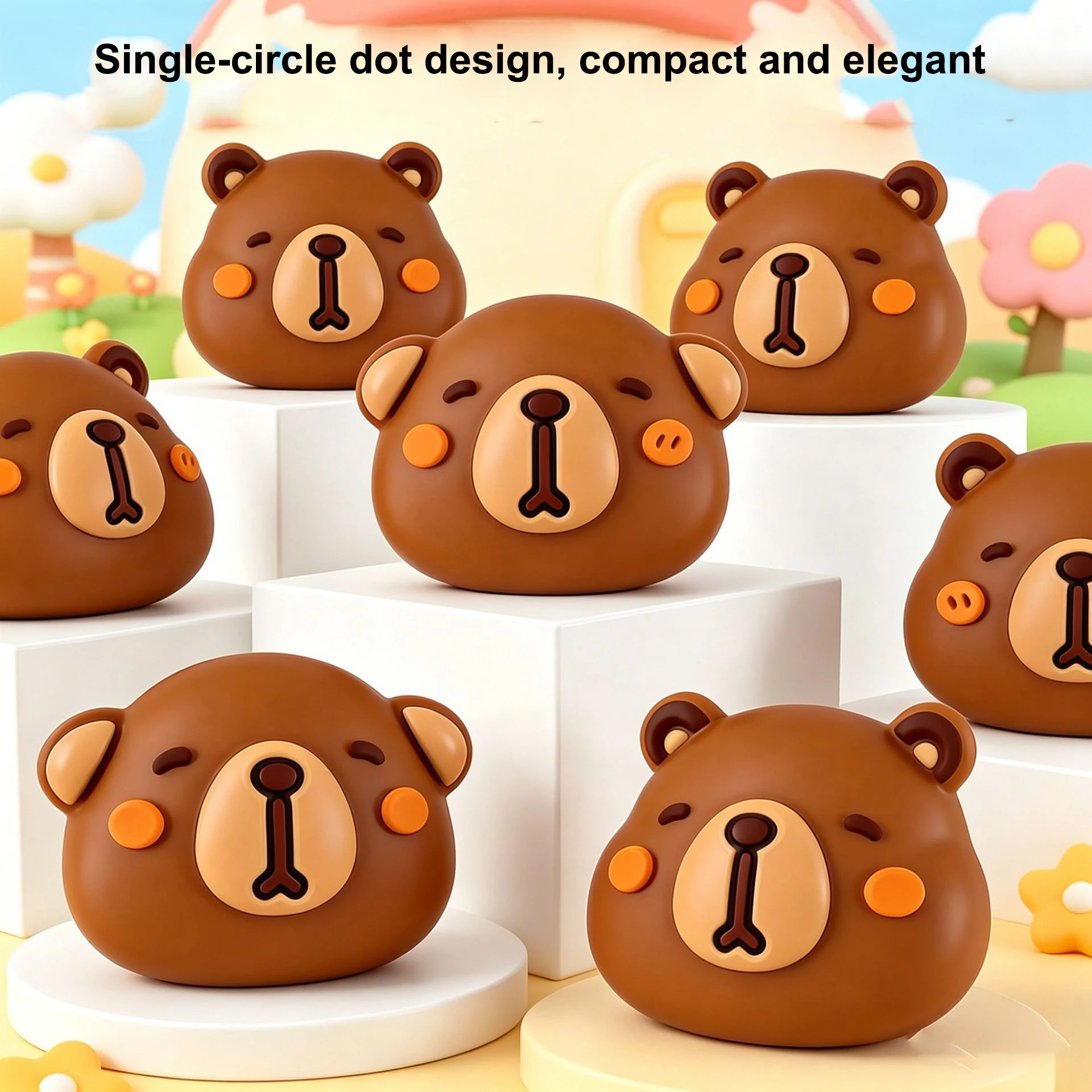 Cute Bear Silicone Thumb Grip Caps for Steam Controller 2 Single Circle Dot Design Soft Comfortable Anti Slip Joystick Cover
Cute Bear Silicone Thumb Grip Caps for Steam Controller 2 Single Circle Dot Design Soft Comfortable Anti Slip Joystick Cover
