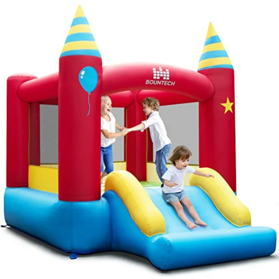Inflatable Bounce House for 3-10 Indoor Outdoor Family Fun with Large Jumping Area Slide Portable Backyard Mini Bounce House fo
Inflatable Bounce House for 3-10 Indoor Outdoor Family Fun with Large Jumping Area Slide Portable Backyard Mini Bounce House fo