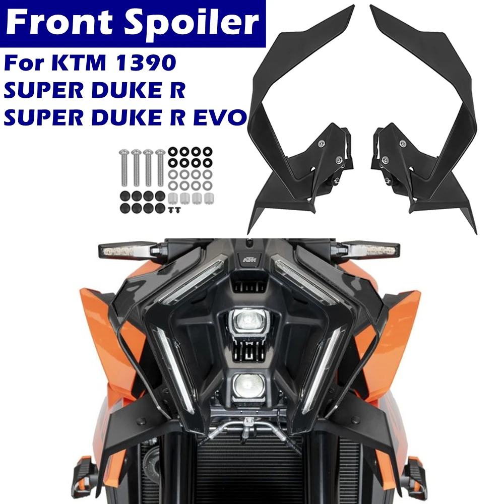 For KTM 1390 SUPER DUKE R EVO 2024-2025 Front Spoiler Downforce Naked Aerodynamic Winglet Deflectors Motorcycle Accessories
For KTM 1390 SUPER DUKE R EVO 2024-2025 Front Spoiler Downforce Naked Aerodynamic Winglet Deflectors Motorcycle Accessories