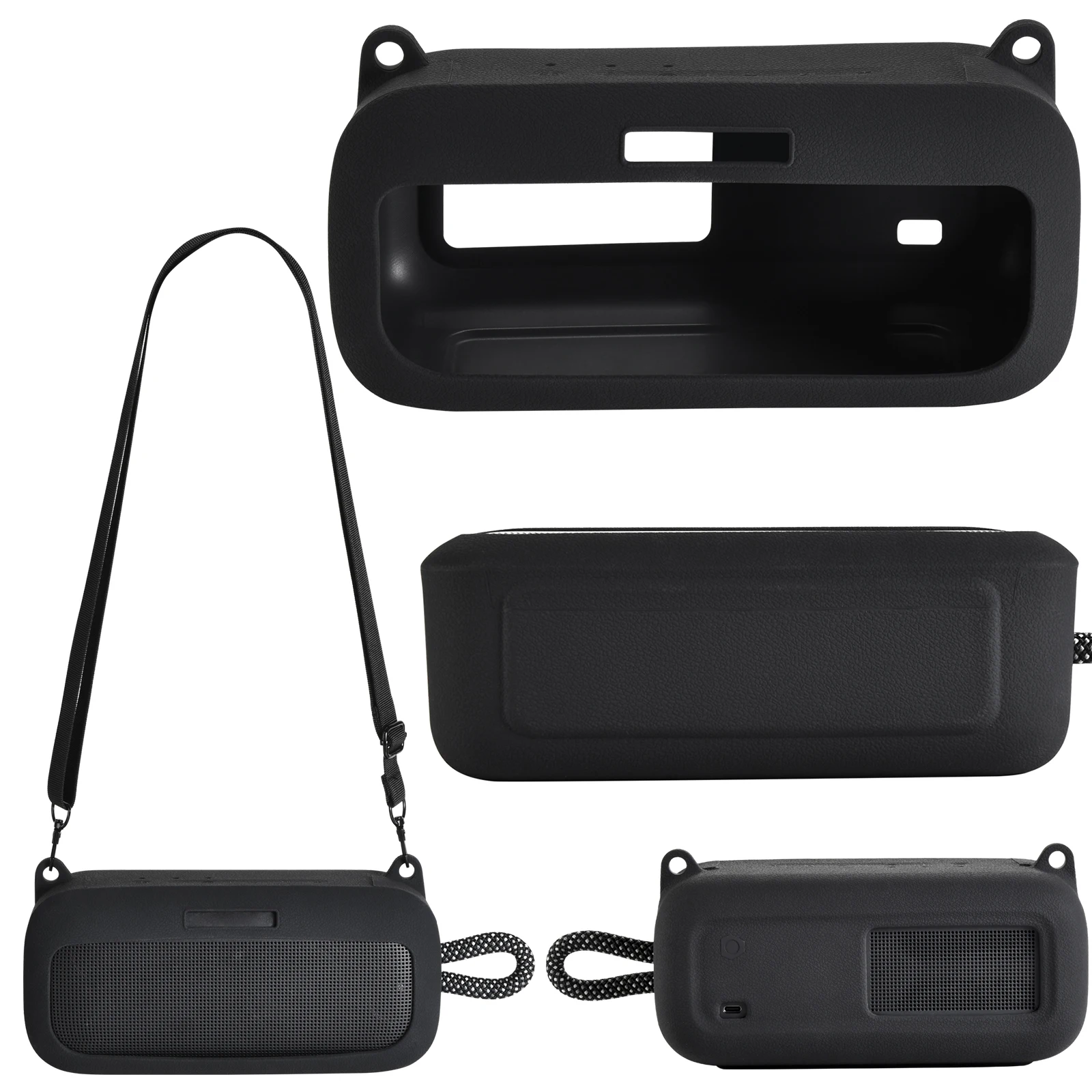 Силиконовый чехол с плечевым ремнем, защитный дорожный чехол для динамика Bose SoundLink Plus BT
Силиконовый чехол с плечевым ремнем, защитный дорожный чехол для динамика Bose SoundLink Plus BT