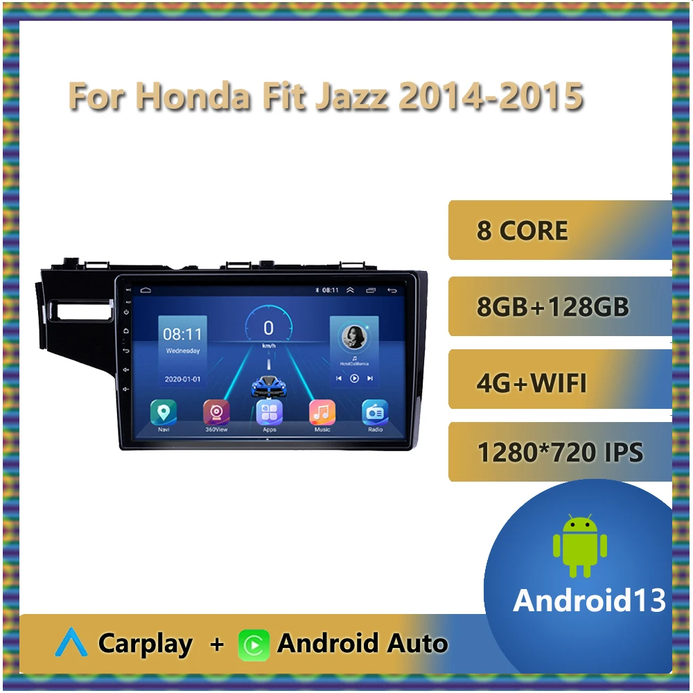 Автомобильное радио для Honda Fit Jazz 2014 2015 с левым рулем и левым рулем Android 13 Мультимедийный видеоплеер GPS navi Стерео 4G BT 8 ГБ + 128 ГБ AM
Автомобильное радио для Honda Fit Jazz 2014 2015 с левым рулем и левым рулем Android 13 Мультимедийный видеоплеер GPS navi Стерео 4G BT 8 ГБ + 128 ГБ AM
