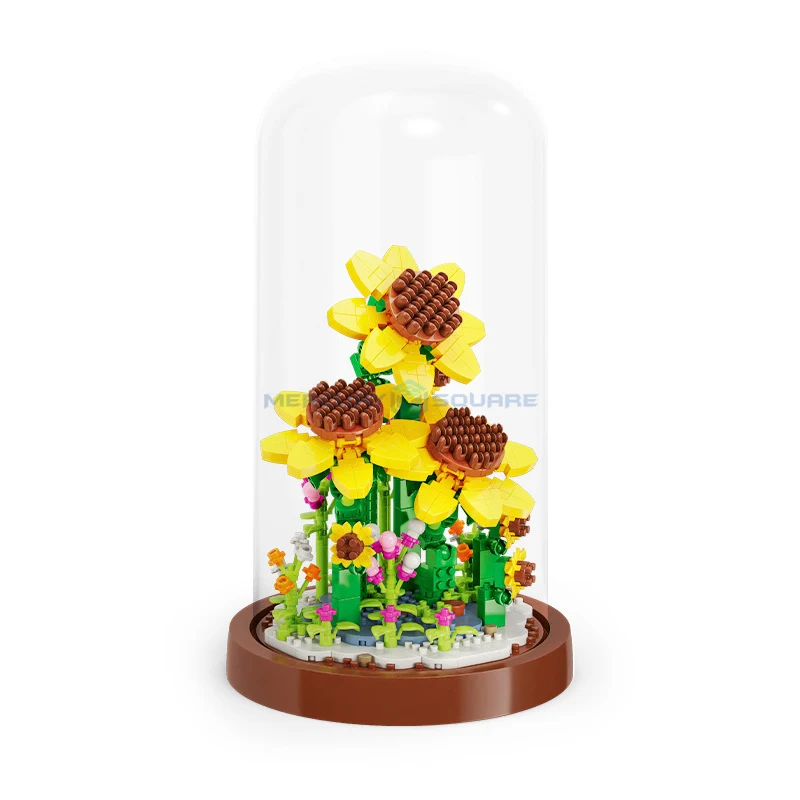 Цветы подсолнуха в горшке строительные блоки MOC MY97105 декор для помещений и офиса креативные блоки игрушка Рождественский подарок
Цветы подсолнуха в горшке строительные блоки MOC MY97105 декор для помещений и офиса креативные блоки игрушка Рождественский подарок