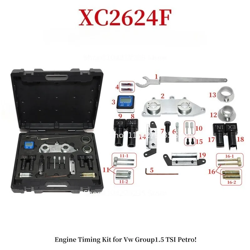 Suitable for Timing Tool of 1.5T Engine in Automobiles, Correcting The Position of Camshaft and Crankshaft
Suitable for Timing Tool of 1.5T Engine in Automobiles, Correcting The Position of Camshaft and Crankshaft