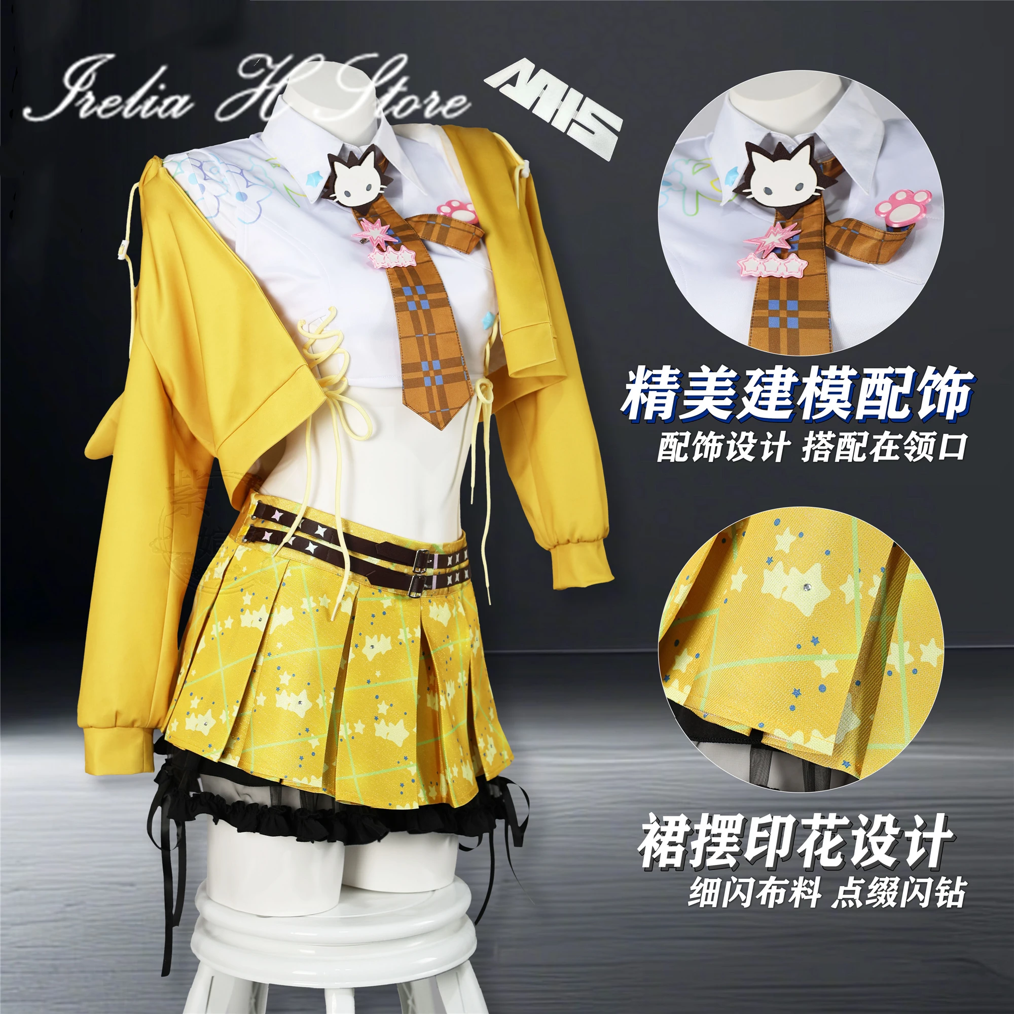 Irelia H Store Anis Cosplay Costume for women NIKKKEE Halloween 3.5th anniversary celebration stage costume
Irelia H Store Anis Cosplay Costume for women NIKKKEE Halloween 3.5th anniversary celebration stage costume