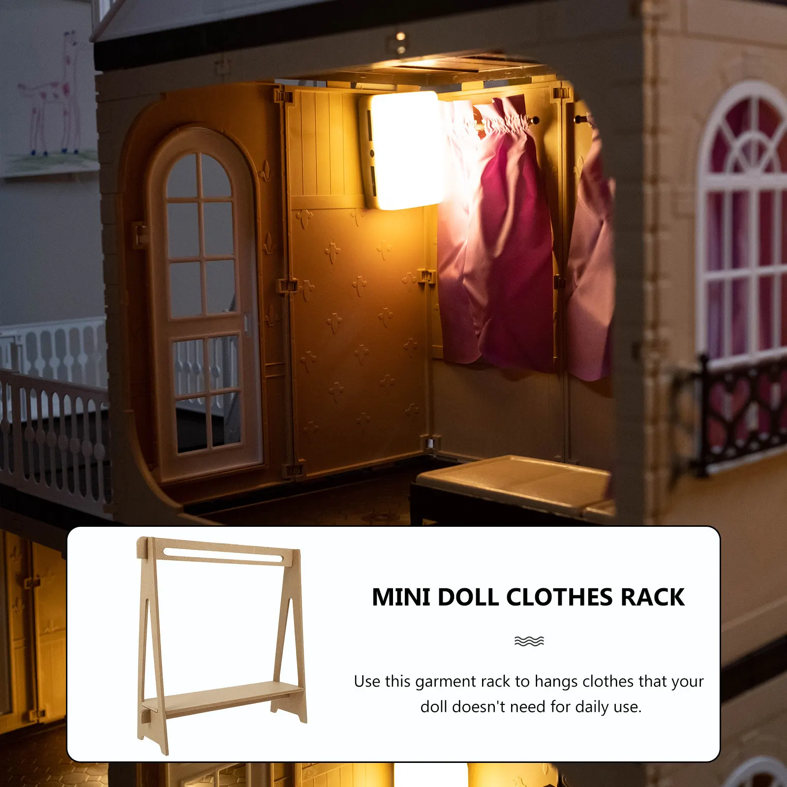 Mini Wood Garment Rack Elegant Color Miniature Clothes Stand Mini Garment Organizer House Display Rack Decor Wood Display Stand
Mini Wood Garment Rack Elegant Color Miniature Clothes Stand Mini Garment Organizer House Display Rack Decor Wood Display Stand