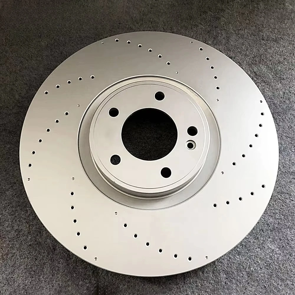 Front and rear custom drilled and slotted ventilated brake discs for Mercedes Benz
Front and rear custom drilled and slotted ventilated brake discs for Mercedes Benz