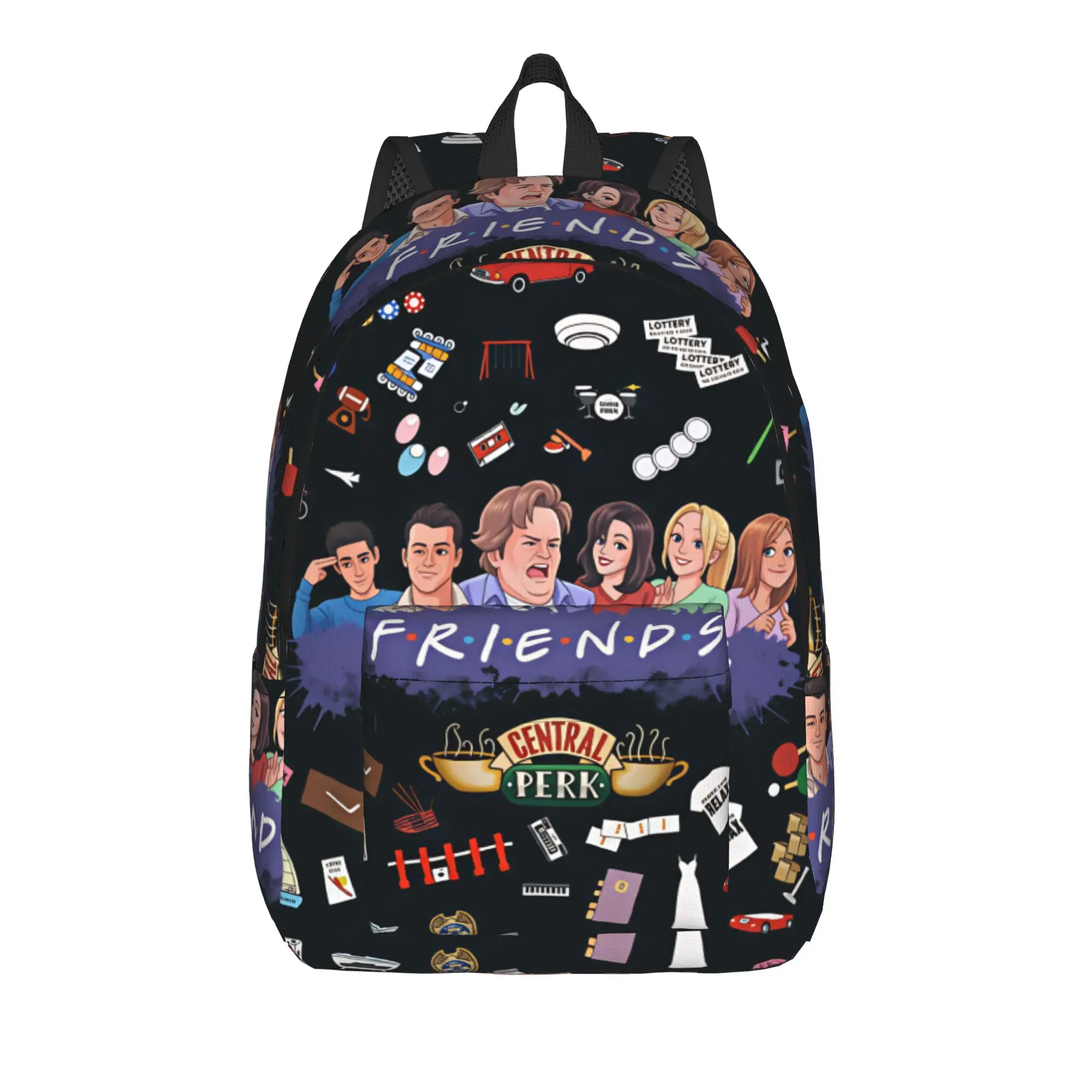 Friends Full Icon Doodle Art Backpack Student Unisex Large Backpacks Polyester Fashion School Bags Cycling Colorful Rucksack
Friends Full Icon Doodle Art Backpack Student Unisex Large Backpacks Polyester Fashion School Bags Cycling Colorful Rucksack