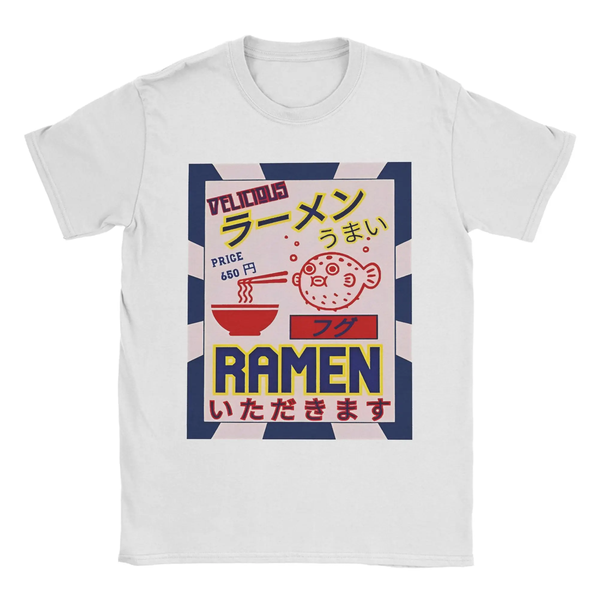 Men's T-Shirts Fugu Puffer Fish Ramen Poster Novelty 100% Cotton Tees Short Sleeve Cartoon T Shirt Crew Neck Clothes Printed
Men's T-Shirts Fugu Puffer Fish Ramen Poster Novelty 100% Cotton Tees Short Sleeve Cartoon T Shirt Crew Neck Clothes Printed