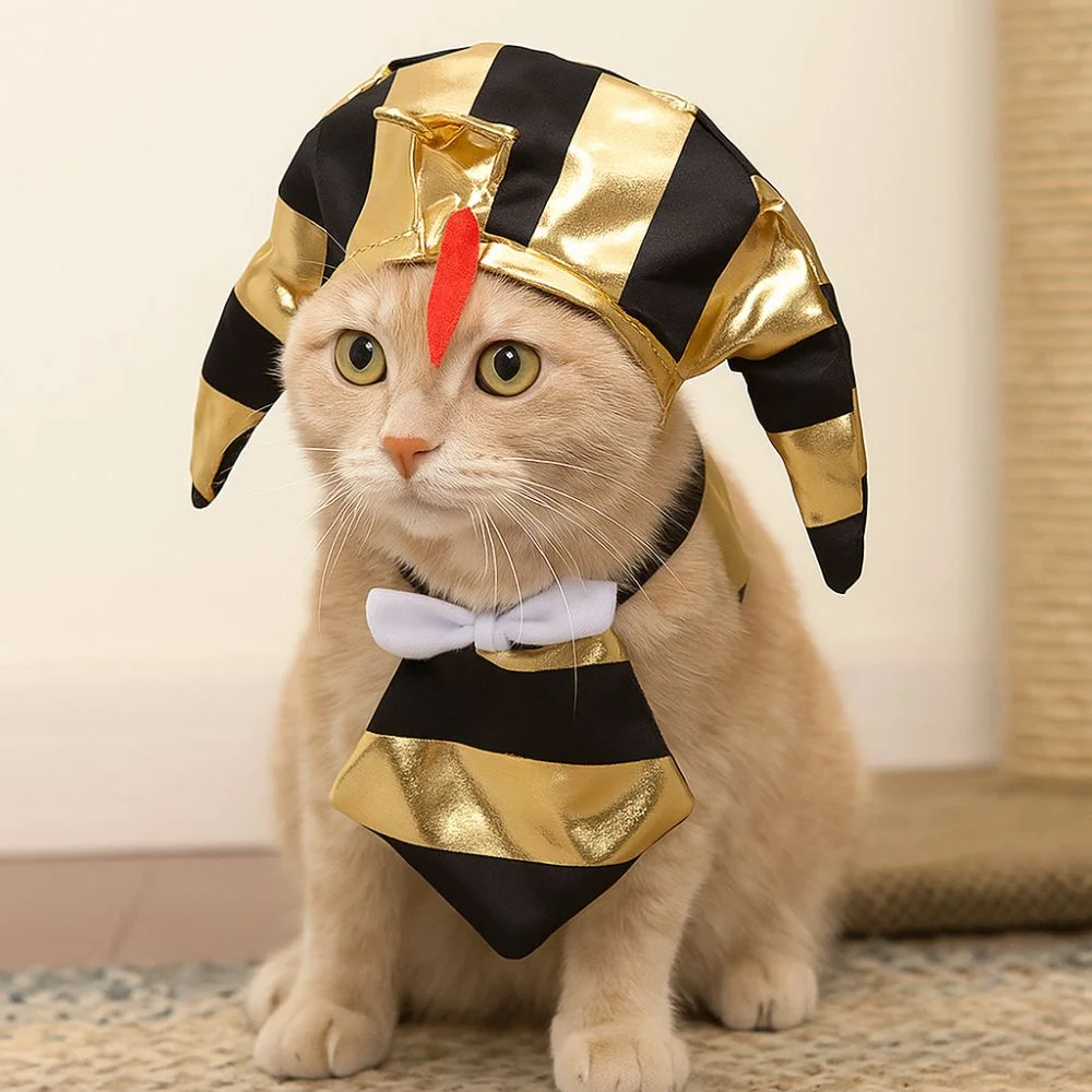 Halloween Party Hat Egyptian Golden Hat Pharaoh Hat Egyptian Pharaoh Hat Pet Cat Dog Snake Head Decoration Hat
Halloween Party Hat Egyptian Golden Hat Pharaoh Hat Egyptian Pharaoh Hat Pet Cat Dog Snake Head Decoration Hat