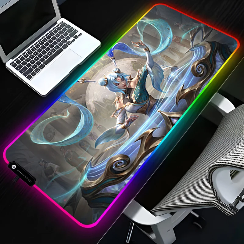 RGB LED Mouse Pad Computer Gamer Accessories Mouse Mat Rubber Keyboard Pad Non Slip L-league Of Legends Sona Mousepad Desk Mat
RGB LED Mouse Pad Computer Gamer Accessories Mouse Mat Rubber Keyboard Pad Non Slip L-league Of Legends Sona Mousepad Desk Mat