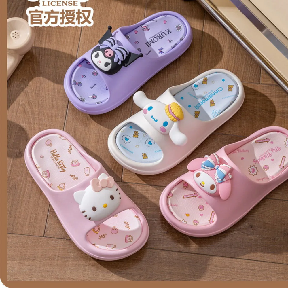Cartoon Hello Kitty Kuromi Cinnamoroll Children Eva Non-Slip Sandals, Soft Indoor/outdoor Anime Summer Beach Slides Cute Gift
Cartoon Hello Kitty Kuromi Cinnamoroll Children Eva Non-Slip Sandals, Soft Indoor/outdoor Anime Summer Beach Slides Cute Gift