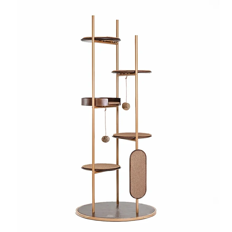 Minimalist design cat tower large solid wood luxury cat climbing frame
Minimalist design cat tower large solid wood luxury cat climbing frame