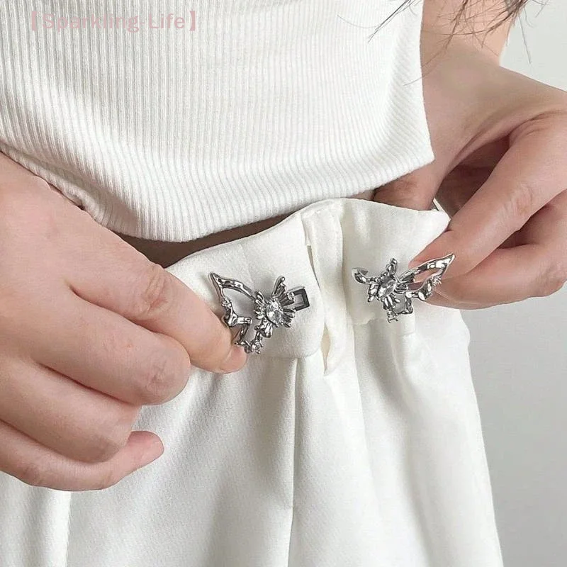 【JYA1】Temperament Rhinestone Hollow Butterfly Waist Tightening Tool Adjustable Waist Buckle Fashionable Jeans Fixed Waist Buckle
【JYA1】Temperament Rhinestone Hollow Butterfly Waist Tightening Tool Adjustable Waist Buckle Fashionable Jeans Fixed Waist Buckle