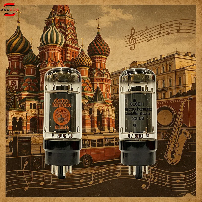 Russia 2026 New Material Upgrade EH 6L6GC Vacuum Tube Direct Replacement for NOS/SHINE 6L6/5881
Russia 2026 New Material Upgrade EH 6L6GC Vacuum Tube Direct Replacement for NOS/SHINE 6L6/5881